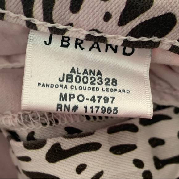 J Brand Alana Animal Print Skinny Jeans - Picture 6 of 8